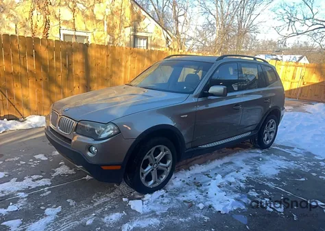 2009 BMW X3 xDrive30I z USA, uszkodzony, nr VIN WBXPC93499WJ24502